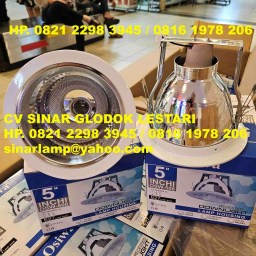 Downlight Osiwa 5 Inch Fitting E27 Putih